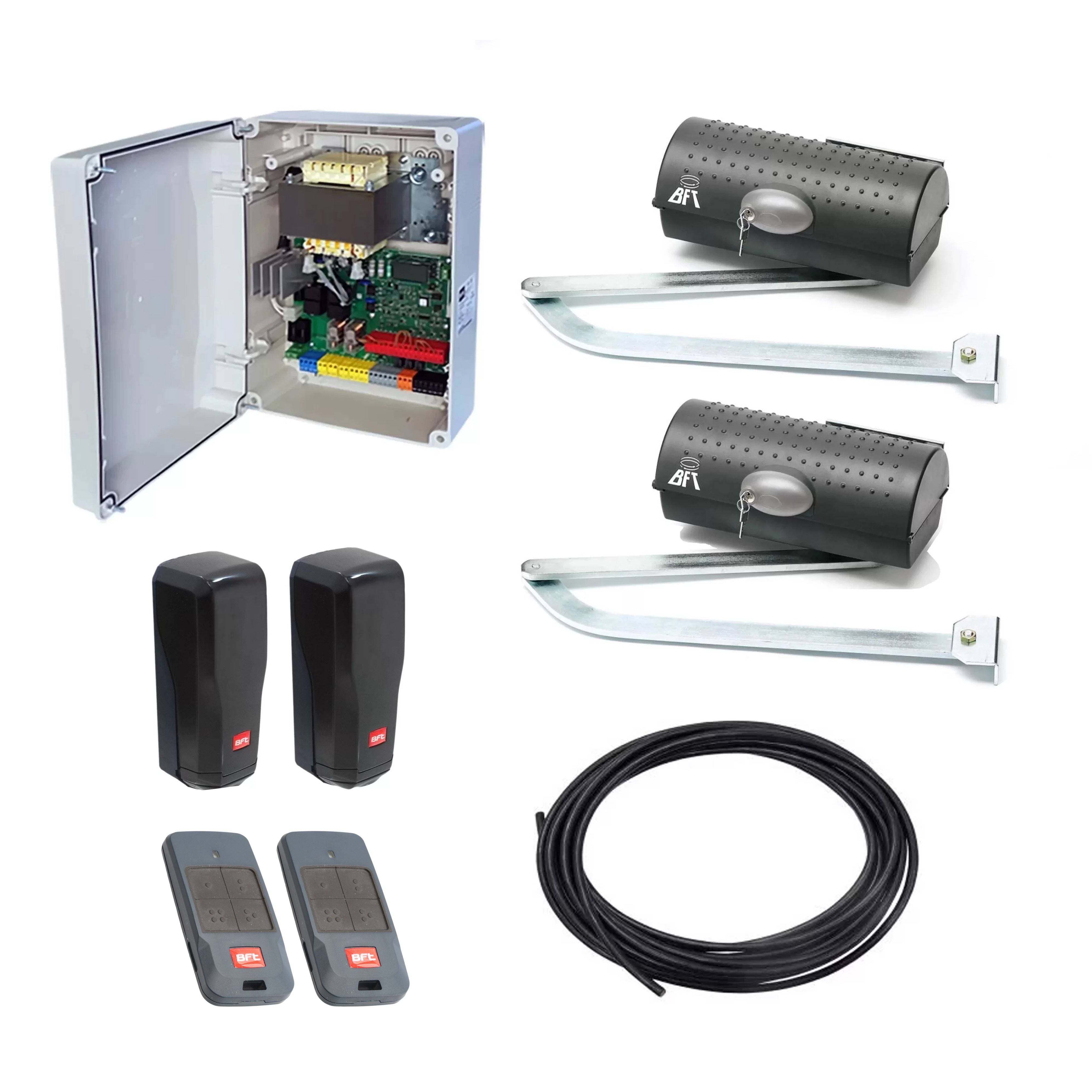 BFT Igea Dual Swing Gate Opener BT UL Kit - KIGEAUL-D-SE | BFT Gate Openers