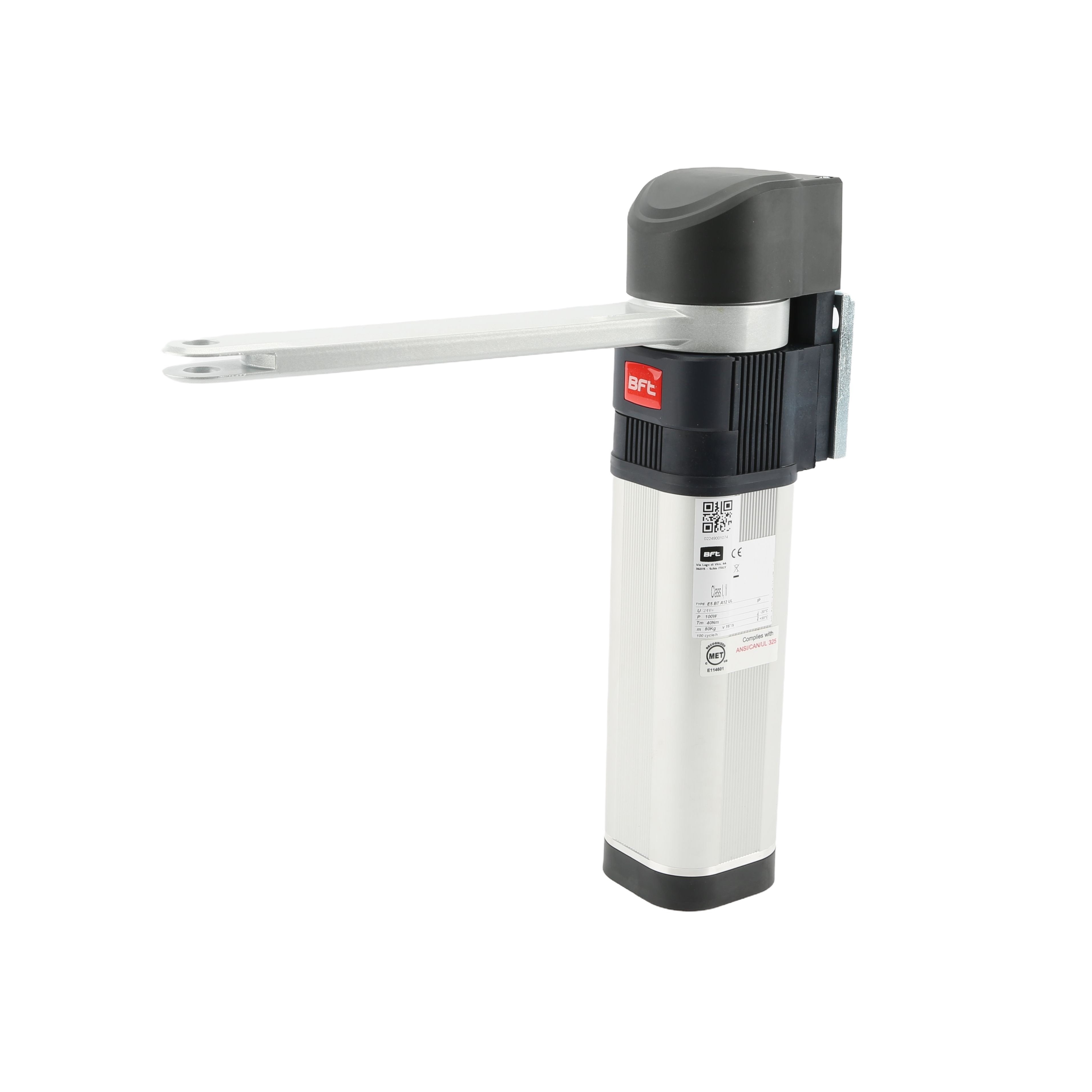 BFT E5 A12 UL Reversible Swing Gate Operator - P930027-00004