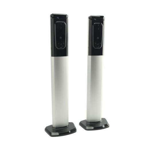 BFT Aluminum Post Pair For Mounting THEA/DESME/COMPACTA Series Photocells - P903028