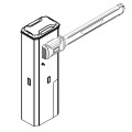 BFT Giotto Ultra 36 XL Automatic Barrier Gate Arm Opener Kit w/ 20 ft. Barrier Boom Arm (120V) - BFT Somfy 2617974