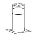 BFT Stoppy MBB Series 219/700 Automatic Electromechanical-Powered Bollard (Stainless Steel) - R950009-1
