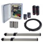 BFT Giuno BT A50 UL Dual Kit LE Double Swing Gate Opener Kit With Battery Backup - KGIUNOULA50D-LE