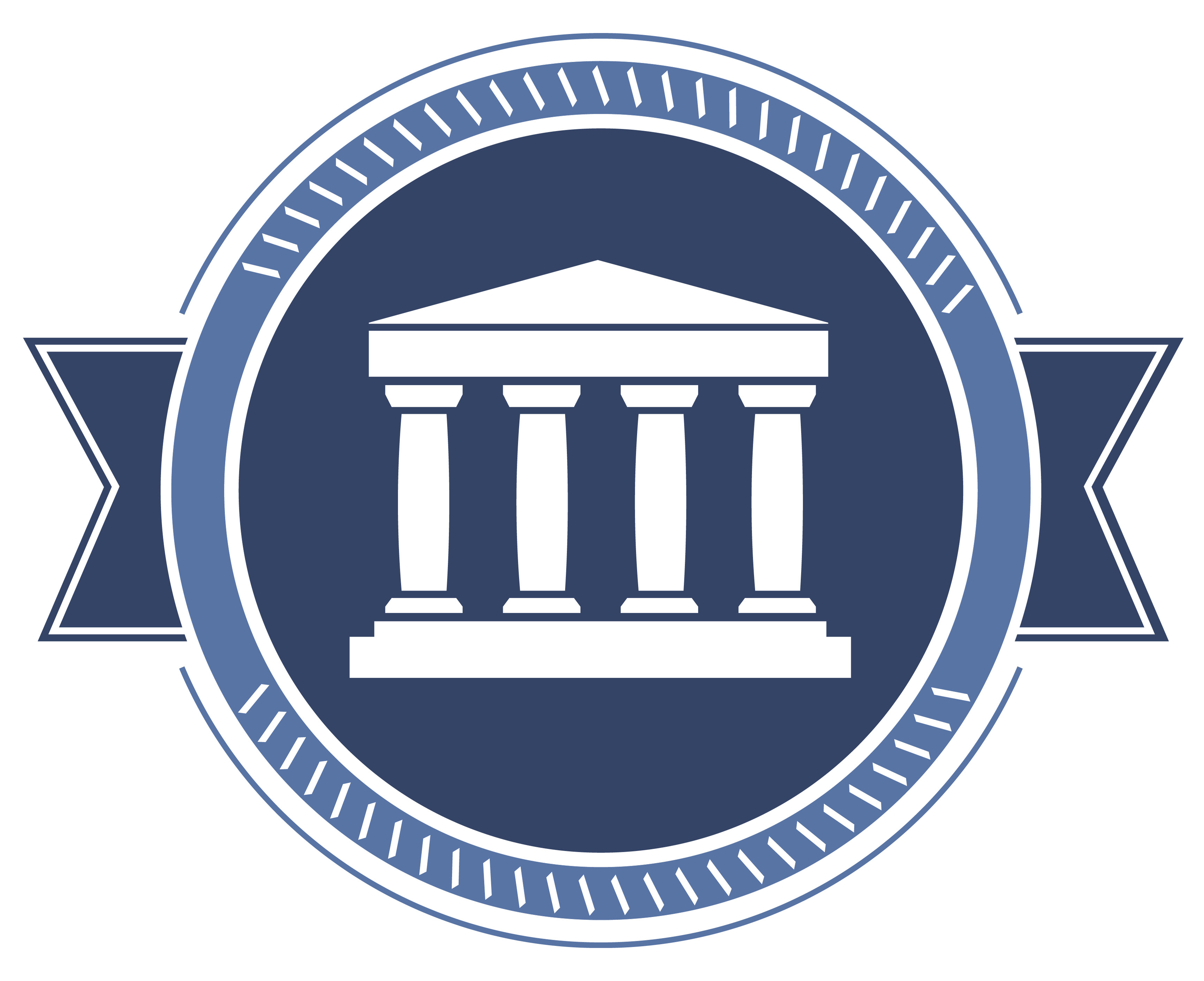 government-badge-blue